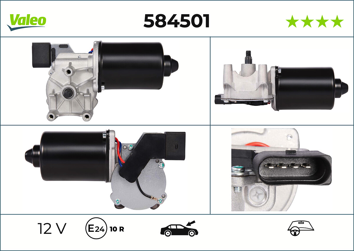 Moteur d'essuie-glace VALEO 584501